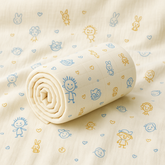 Çocuk Desenli Müslin Örtü