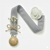 Gri Müslin Emzik Askısı