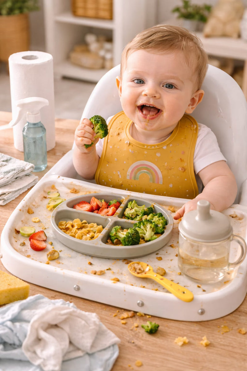 BLW (Bebek Liderliğinde Beslenme) Döneminde Temizlik Savaşları