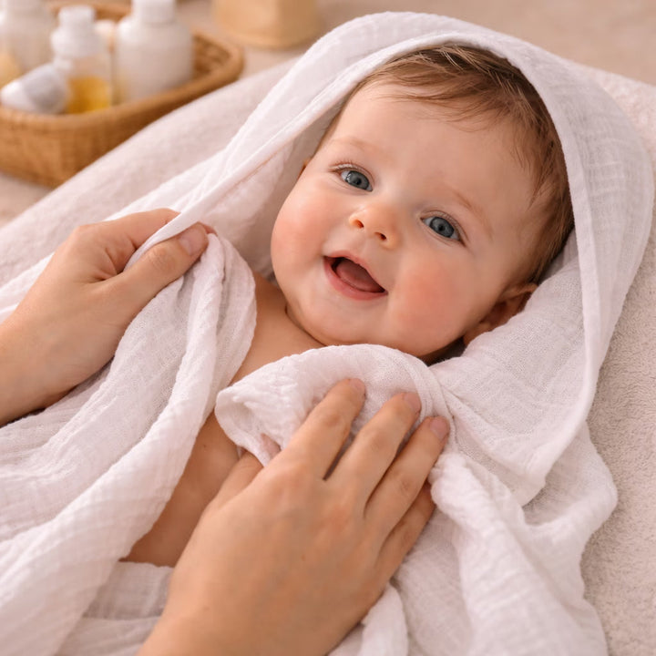 Banyo Sonrası Kurulama: Neden Havlu Yerine Müslin?