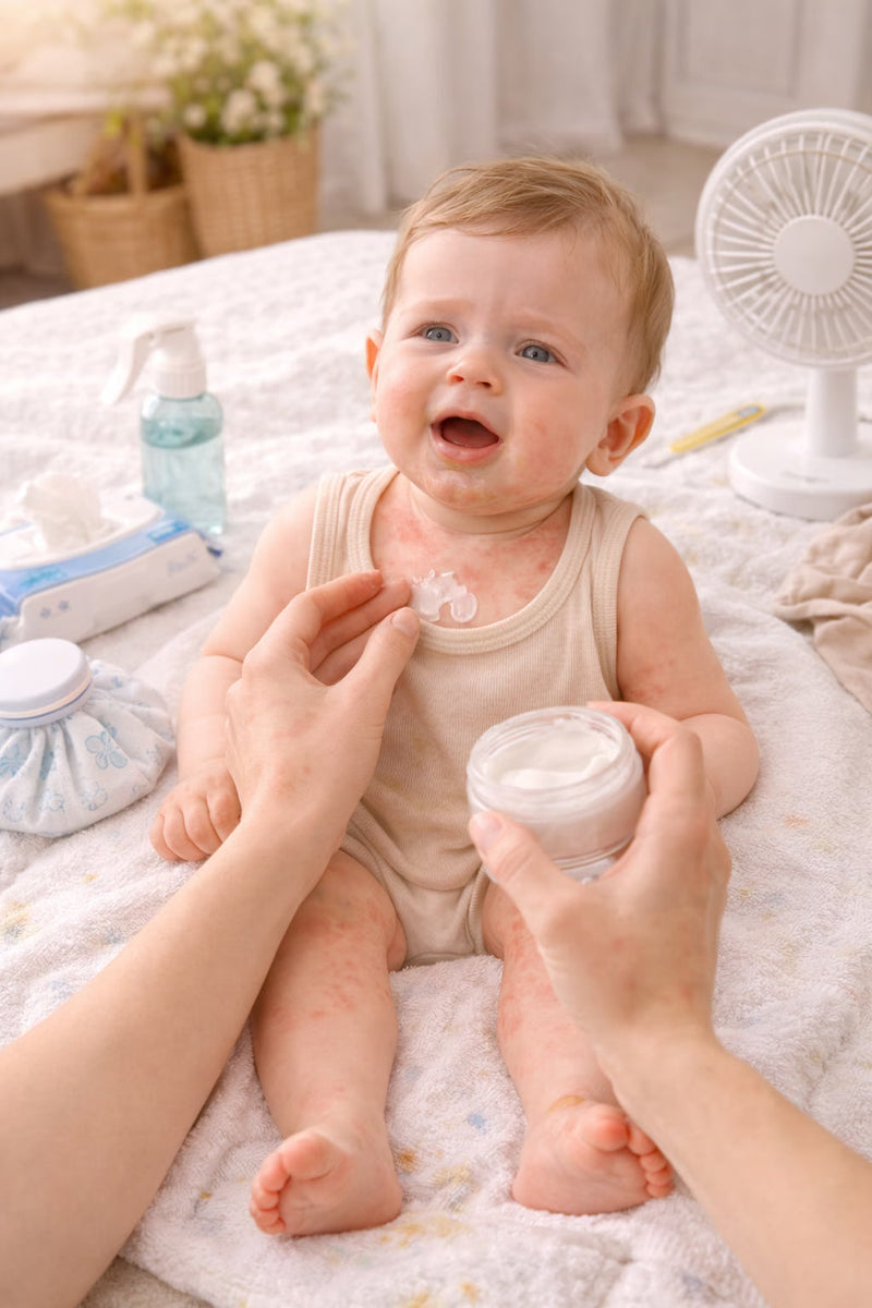 Bebeklerde İsilik (Sıcak Döküntüsü) Neden Olur? 24 Saatte Geçirme Yöntemleri