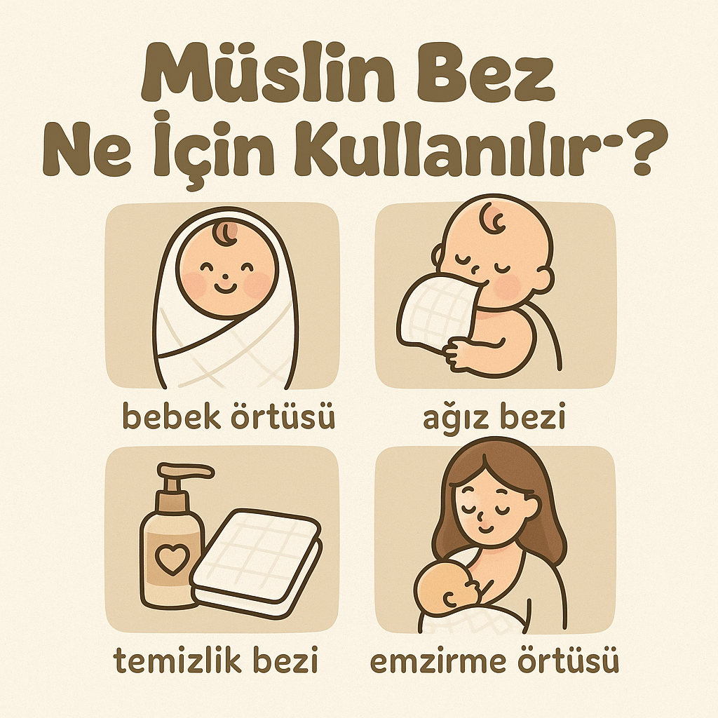Müslin Bez Ne İçin Kullanılır?