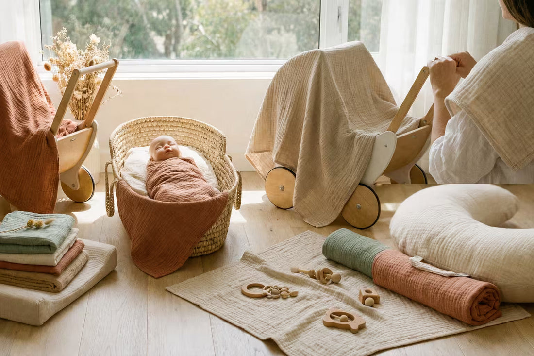 Müslin Bez Ne İşe Yarar? Anneler İçin 10 Kullanım Alanı