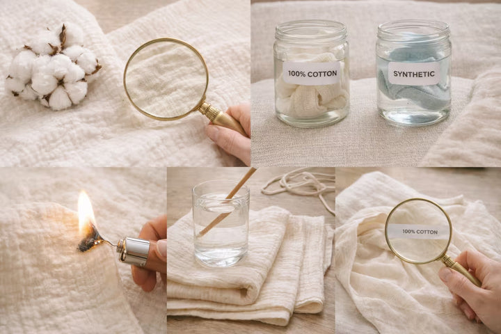 %100 Pamuk Kumaş Nasıl Anlaşılır? 5 Basit Test Yöntemi