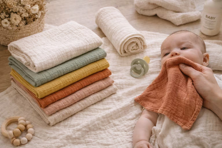 Müslin Ağız Bezi Seçimi ve Kullanımı | Tahriş Etmeyen Çözüm