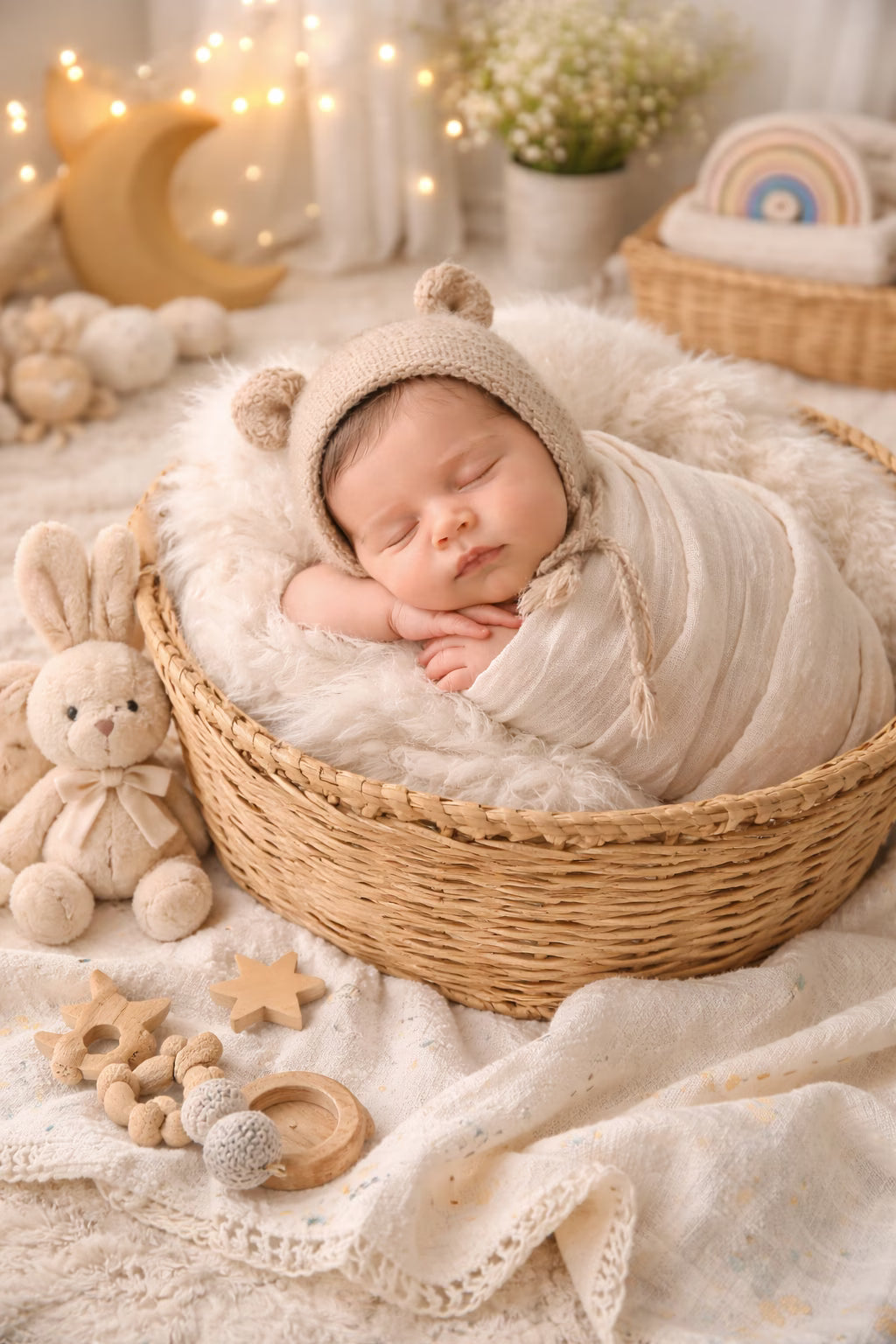 Yenidoğan Fotoğraf Çekimi İçin Evde Konsept Hazırlama