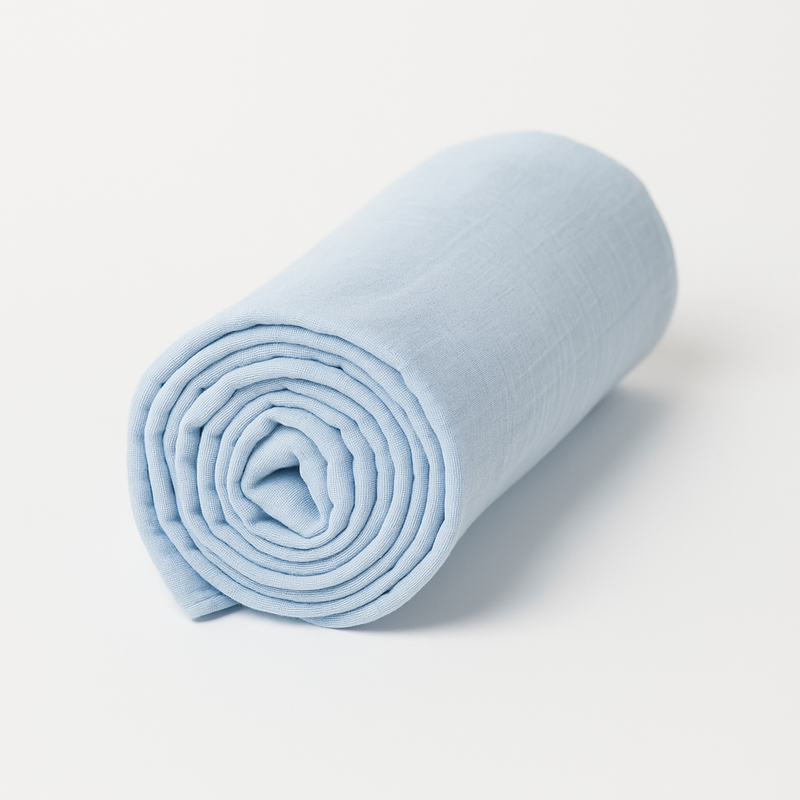 Bebe Mavisi Müslin Örtü