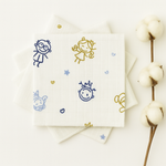 Çocuk Desenli Müslin Ağız Mendili