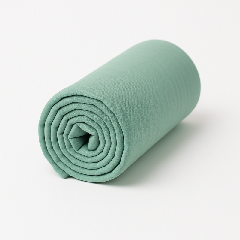 Nil Yeşili Müslin Örtü