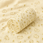 Tavşan Desenli Müslin Örtü