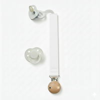 Beyaz Müslin Emzik Askısı