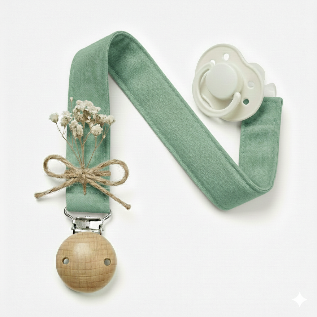 Nil Yeşili Emzik Askısı